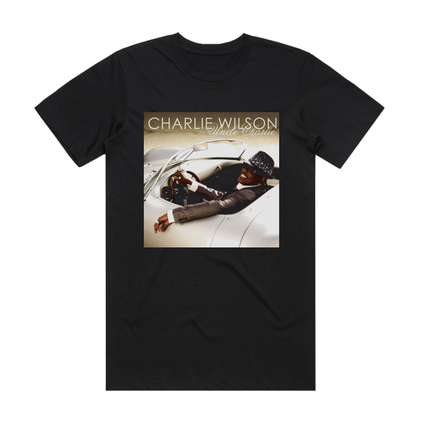 Charlie Wilson Uncle Charlie Album Cover T-Shirt Black