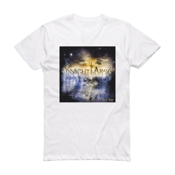 Knight Area Under A New Sign Album Cover T-Shirt White