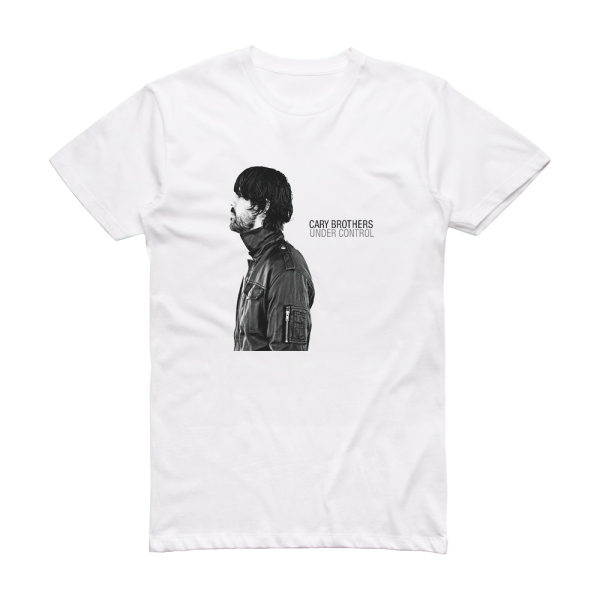 Cary Brothers Under Control Album Cover T-Shirt White