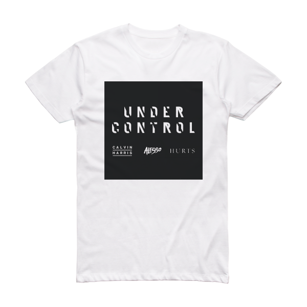 Calvin Harris Under Control Album Cover T-Shirt White