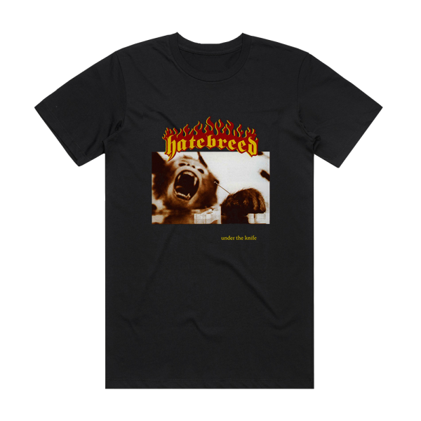 Hatebreed Under The Knife Album Cover T-Shirt Black