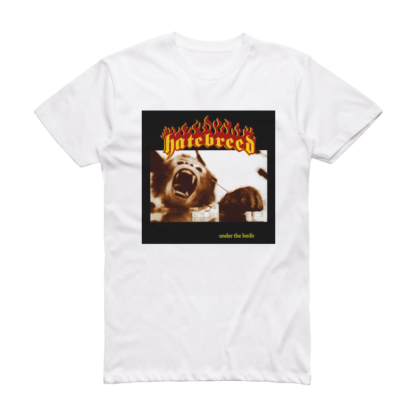 Hatebreed Under The Knife Album Cover T-Shirt White