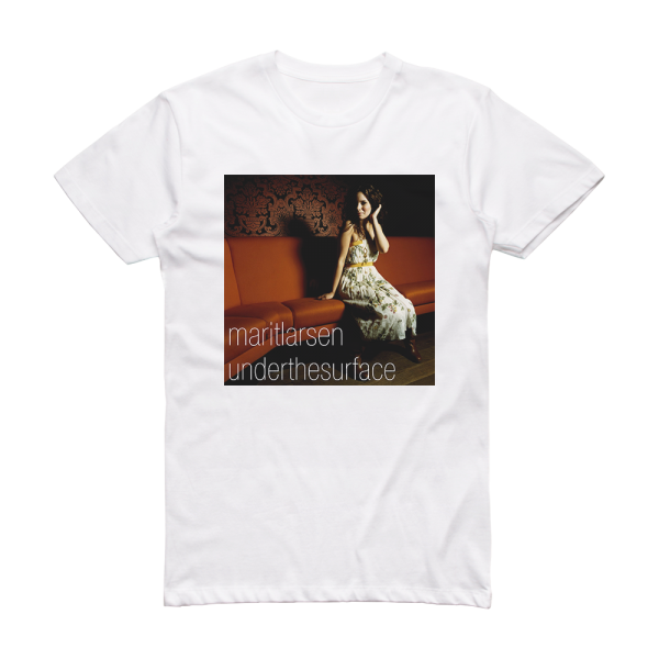 Marit Larsen Under The Surface 1 Album Cover T-Shirt White