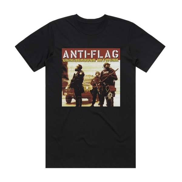 Anti‐Flag Underground Network Album Cover T-Shirt Black