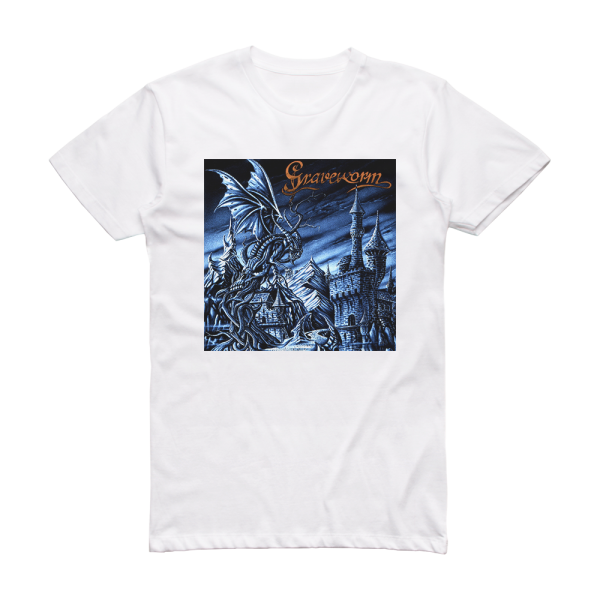 Graveworm Underneath The Crescent Moon Album Cover T-Shirt White