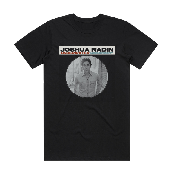 Joshua Radin Underwater Album Cover T-Shirt Black