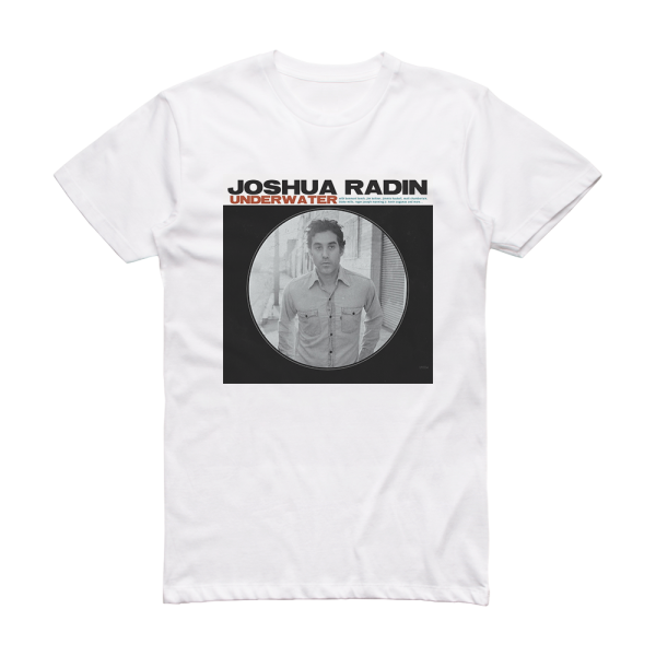 Joshua Radin Underwater Album Cover T-Shirt White