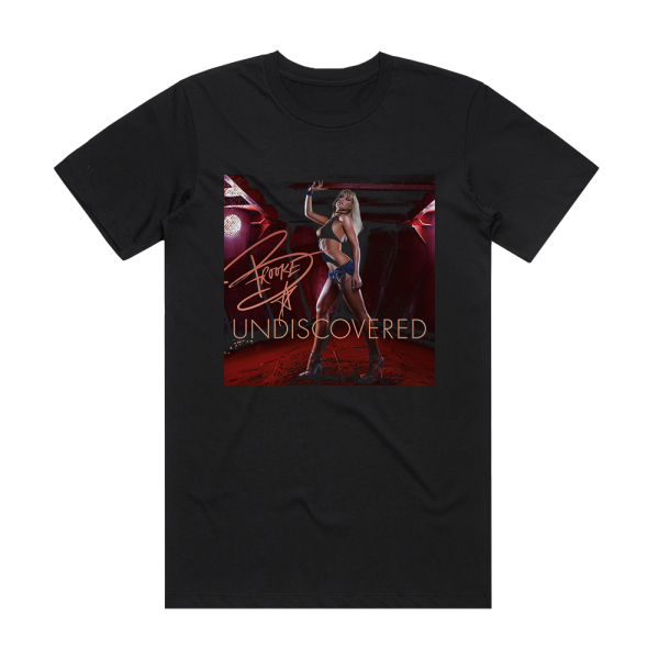 Brooke Hogan Undiscovered Album Cover T-Shirt Black