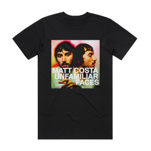 Matt Costa Unfamiliar Faces Album Cover T-Shirt Black