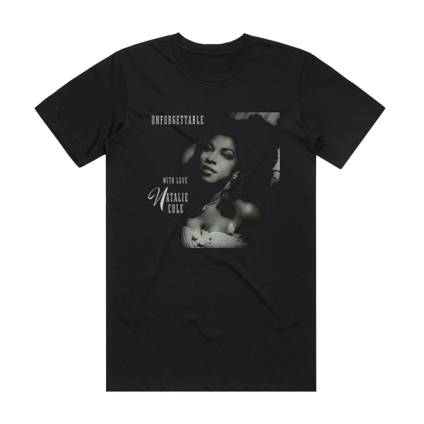 Natalie Cole Unforgettable With Love Album Cover T-Shirt Black