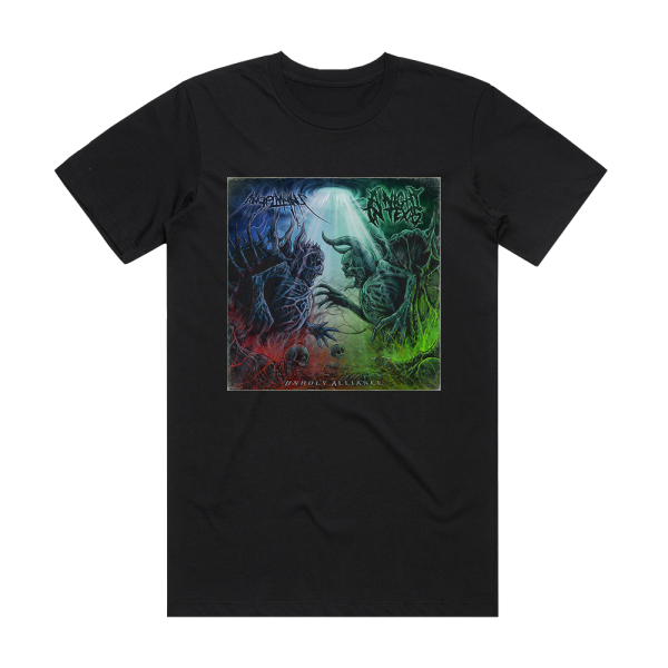 AngelMaker Unholy Alliance Album Cover T-Shirt Black