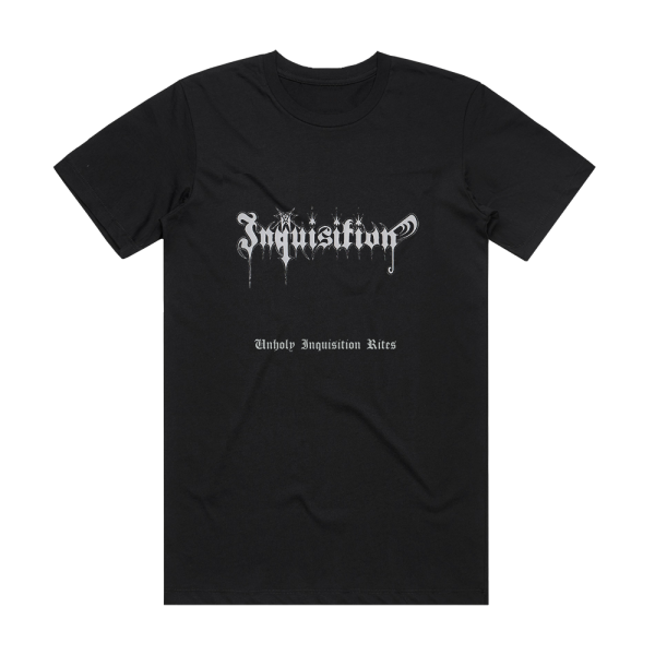 Inquisition Unholy Inquisition Rites Album Cover T-Shirt Black