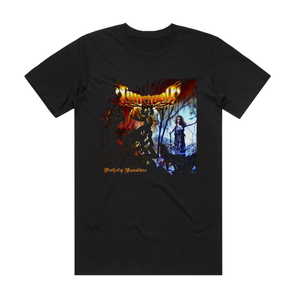 Lonewolf Unholy Paradise Album Cover T-Shirt Black