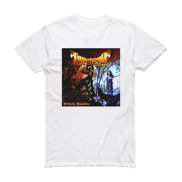 Lonewolf Unholy Paradise Album Cover T-Shirt White