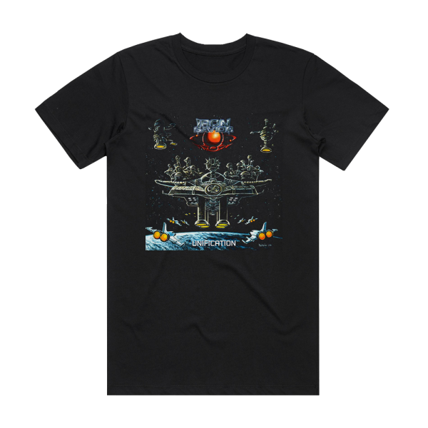 Iron Savior Unification Album Cover T-Shirt Black