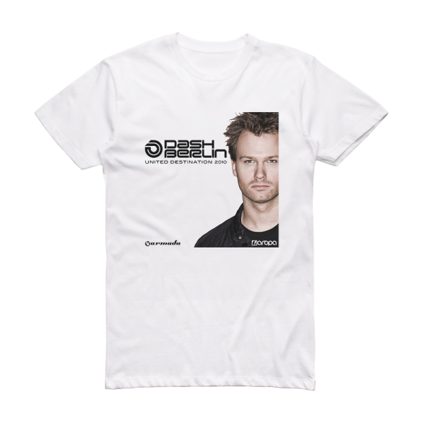 Dash Berlin United Destination 2010 Album Cover T-Shirt White