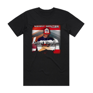 manny montes United Kingdom Album Cover T-Shirt Black