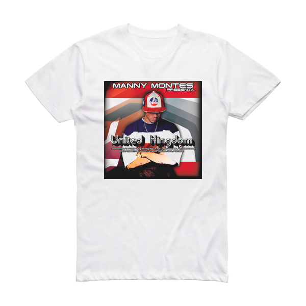 manny montes United Kingdom Album Cover T-Shirt White
