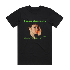 Laurie Anderson United States Live Album Cover T-Shirt Black