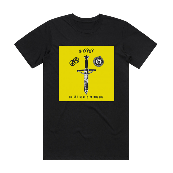 Ho99o9 United States Of Horror Album Cover T-Shirt Black