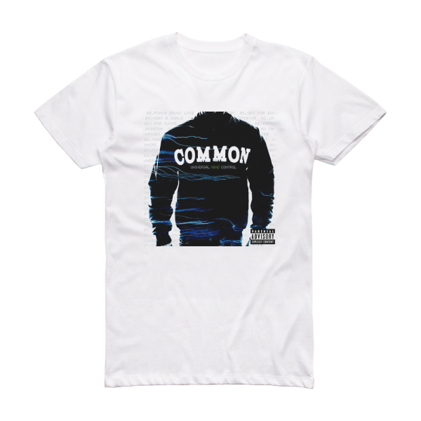 Common Universal Mind Control Album Cover T-Shirt White