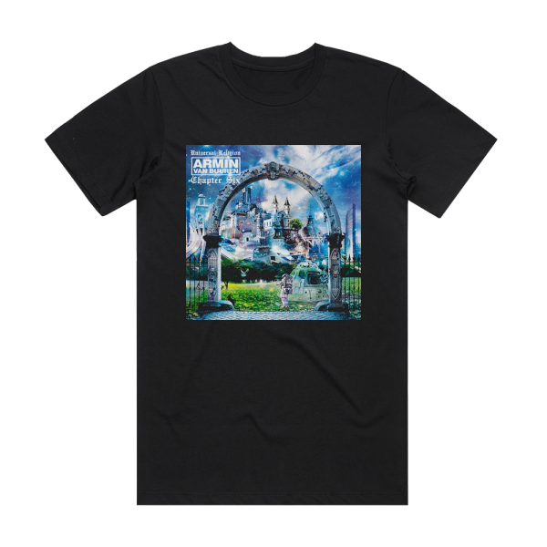 Armin van Buuren Universal Religion Chapter Six Album Cover T-Shirt Black