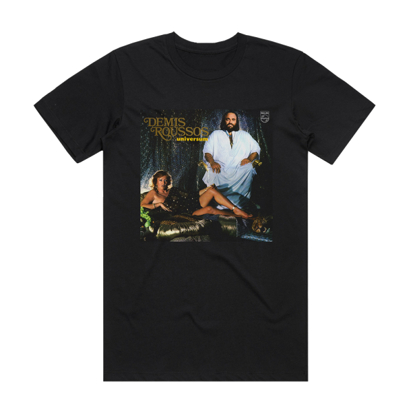 Demis Roussos Universum Album Cover T-Shirt Black