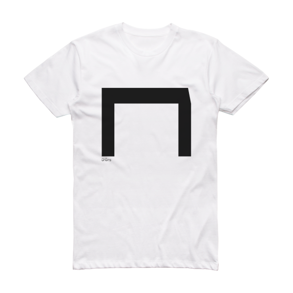 Alva Noto Univrs Album Cover T-Shirt White