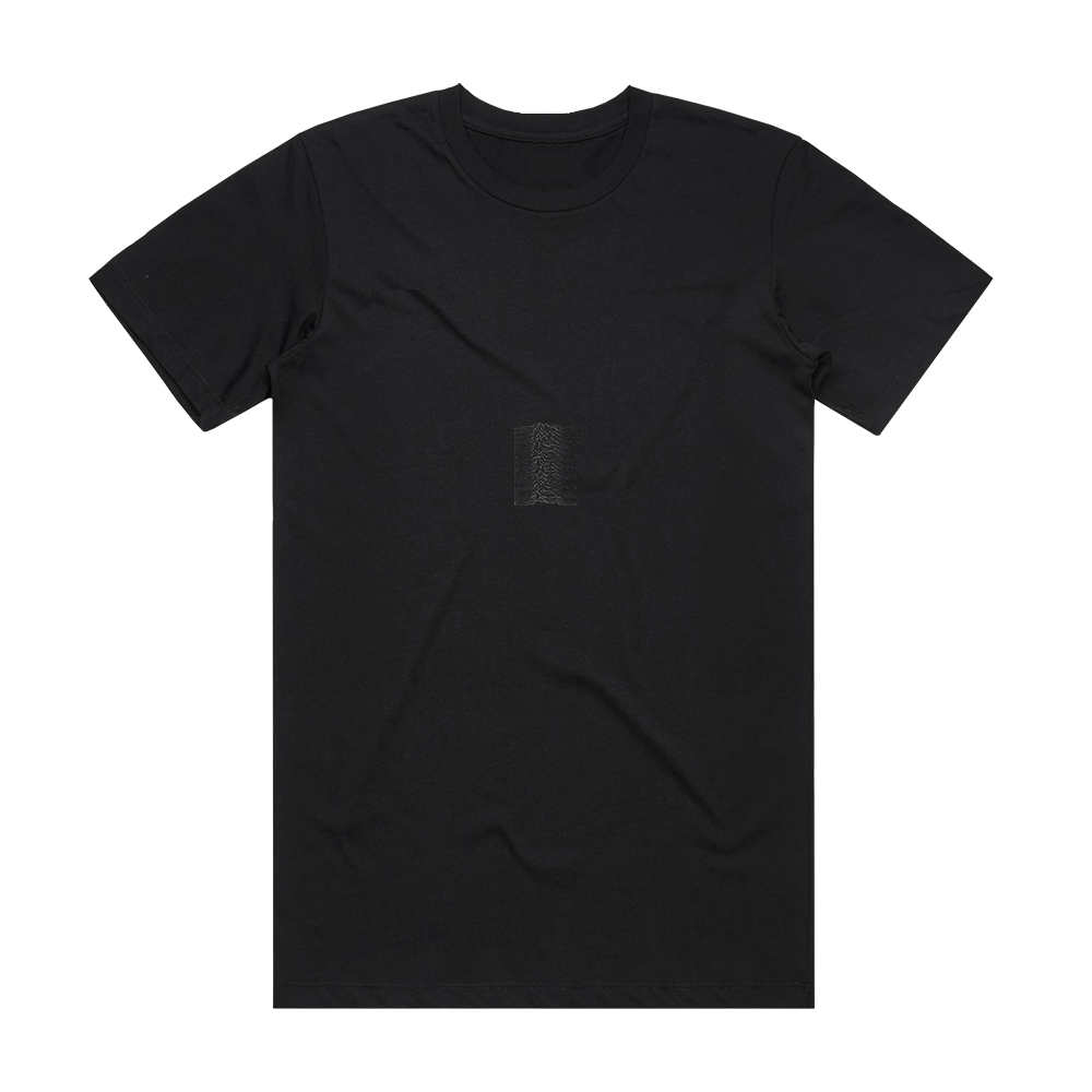 Joy Division Unknown Pleasures Album Cover T-Shirt Black – ALBUM COVER ...