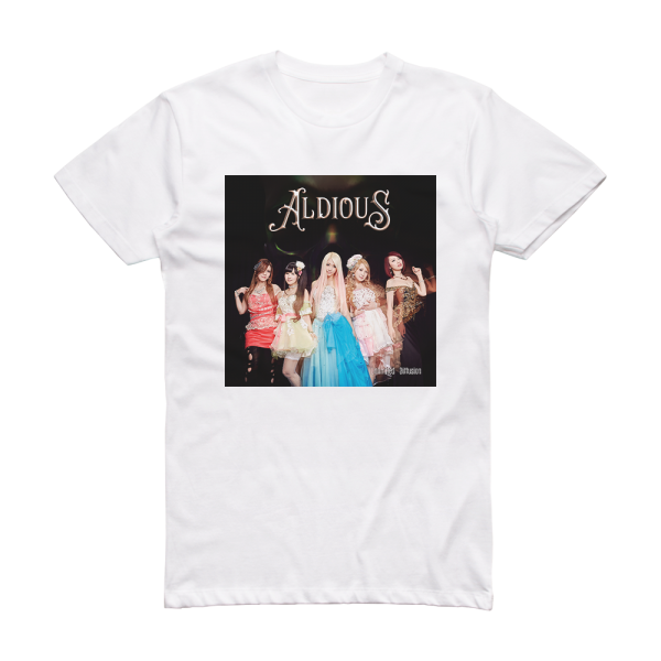 Aldious Unlimited Diffusion Album Cover T-Shirt White