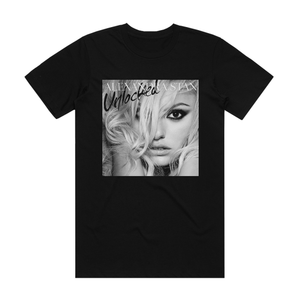 Alexandra Stan Unlocked 2 Album Cover T-Shirt Black