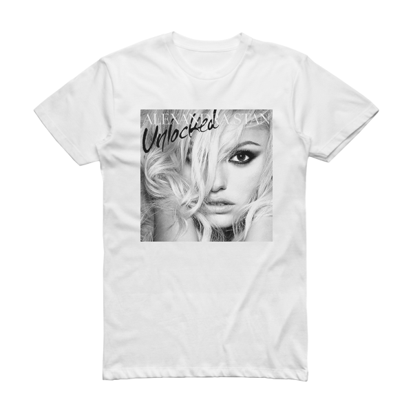 Alexandra Stan Unlocked 2 Album Cover T-Shirt White