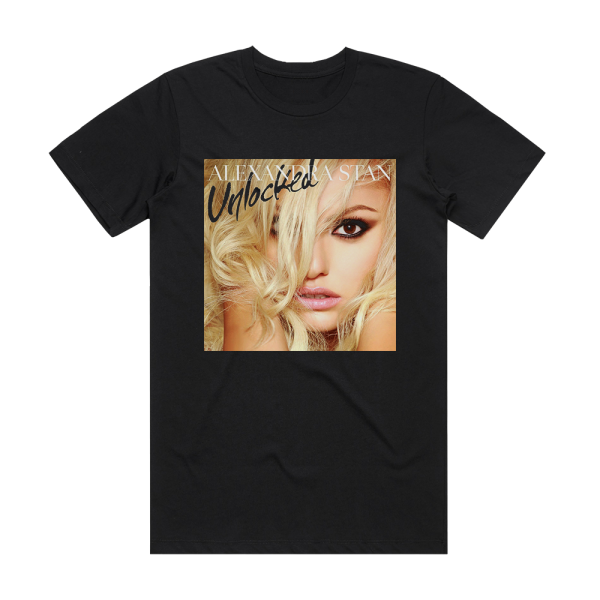 Alexandra Stan Unlocked 3 Album Cover T-Shirt Black