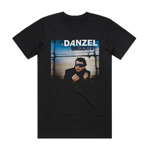 Danzel Unlocked Album Cover T-Shirt Black