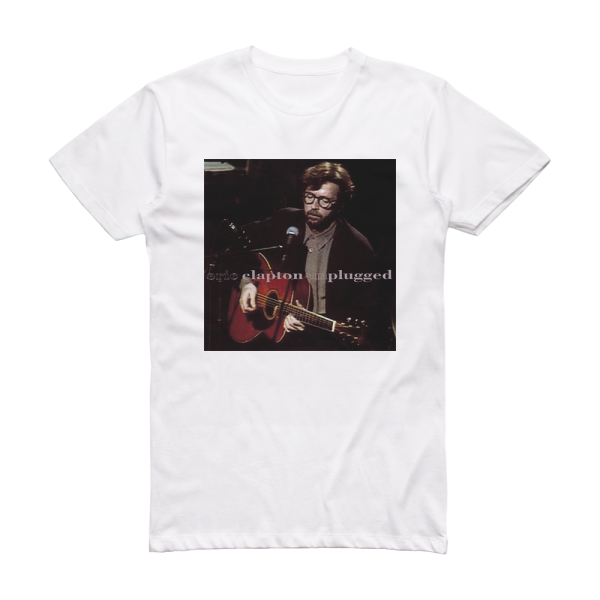 Eric Clapton Unplugged Album Cover T-Shirt White