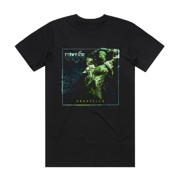 Confessor Unraveled Album Cover T-Shirt Black