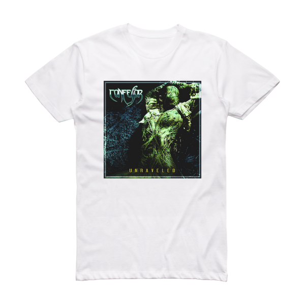 Confessor Unraveled Album Cover T-Shirt White