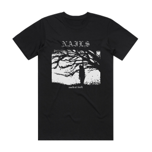 Nails Unsilent Death Album Cover T-Shirt Black
