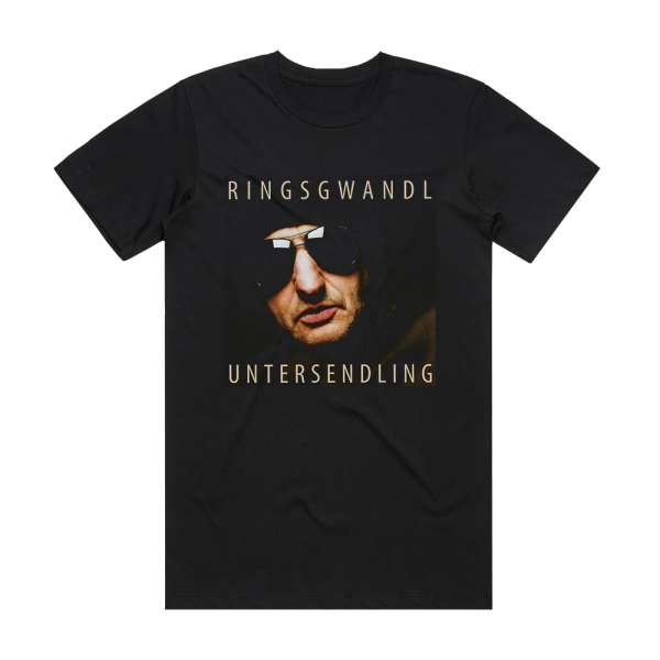 Georg Ringsgwandl Untersendling Album Cover T-Shirt Black