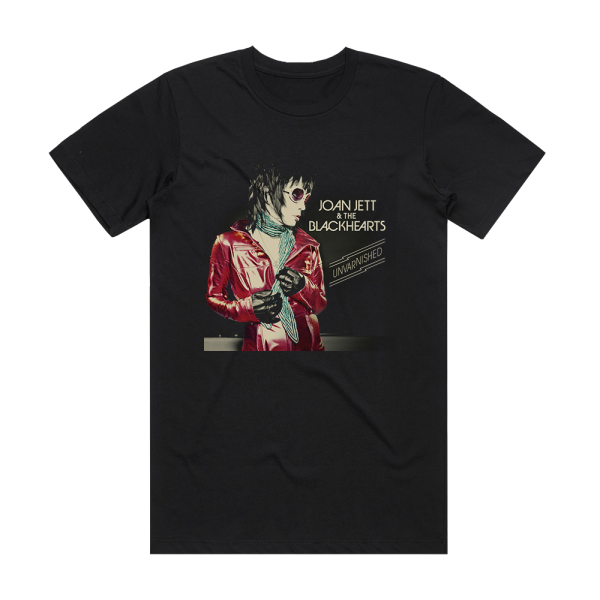 Joan Jett and The Blackhearts Unvarnished Deluxe Edition Album Cover T-Shirt Black