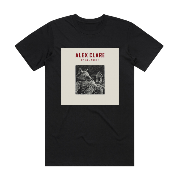 Alex Clare Up All Night 1 Album Cover T-Shirt Black