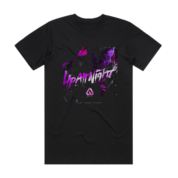 Arty Up All Night Album Cover T-Shirt Black