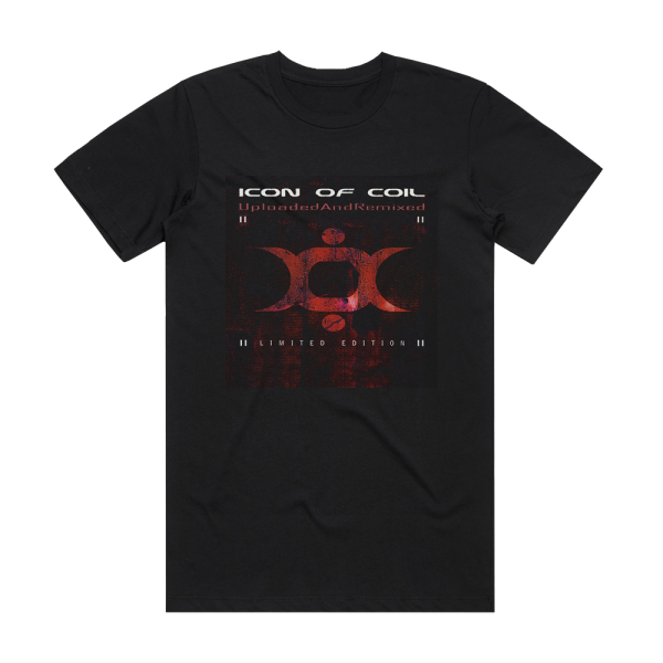 Icon of Coil Uploaded And Remixed Album Cover T-Shirt Black