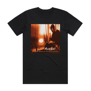 Mick Hart Upside Down In The Full Face Of Optimism Album Cover T-Shirt Black