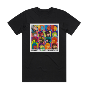 Melon Kinenbi Ura Melon Album Cover T-Shirt Black