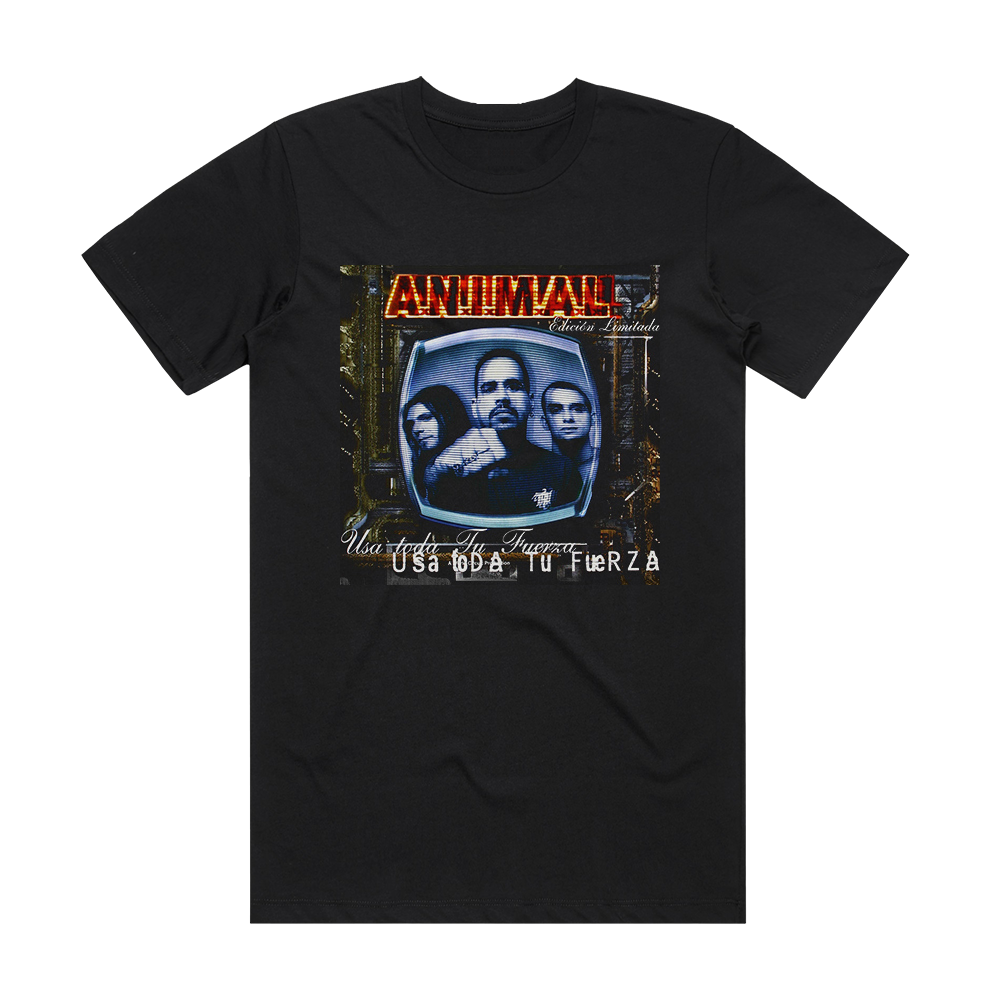 ANIMAL Usa Toda Tu Fuerza 2 Album Cover T-Shirt Black – ALBUM COVER T ...