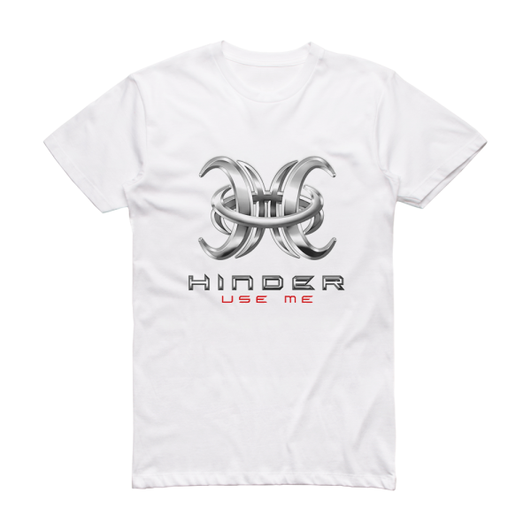 Hinder Use Me 1 Album Cover T-Shirt White