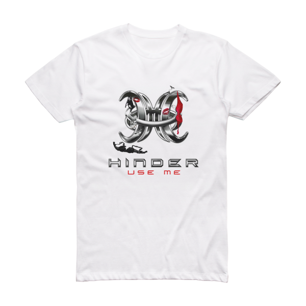 Hinder Use Me 2 Album Cover T-Shirt White