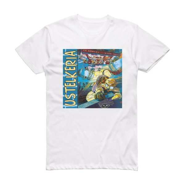 Negu Gorriak Ustelkeria Album Cover T-Shirt White