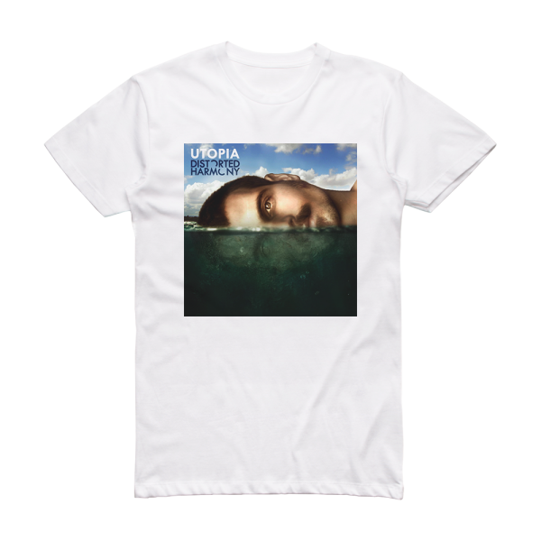 Distorted Harmony Utopia Album Cover T-Shirt White